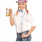 Pk  6 Felt "BAVARIAN FEDORA WITH FEATHERS"