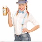 Pk  6 Felt "BAVARIAN FEDORA WITH FEATHERS"
