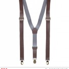 Pk  6 "LEATHER LOOK BRACES"