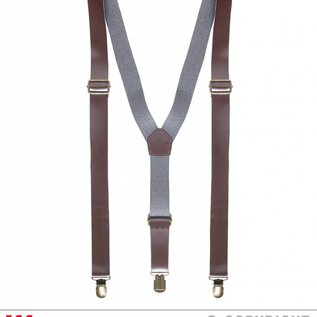 Pk  6 "LEATHER LOOK BRACES"
