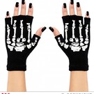 Pk  6 Pair of wool "FINGERLESS SKELETON GLOVES"