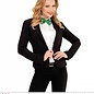 Pk  6 Adjustable "GREEN SEQUIN BOW TIE WITH 4 FLASHING LED LIGHTS"HT"
