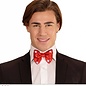 Pk  6 Adjustable "RED SEQUIN BOW TIE WITH 4 FLASHING LED LIGHTS"