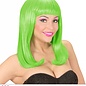 Pk  4 "NEON GREEN PATSY WIG" in polybag