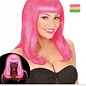 Pk  4 "NEON PINK PATSY WIG" in polybag
