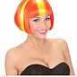 Pk  4 "NEON YELLOW STREAKED ORANGE VALENTINA WIG" in box