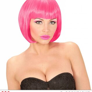 Pk  4 "NEON PINK VALENTINA WIG" in box