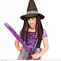 Pk  6 "PURPLE STREAKED WITCH WIG" in polybag