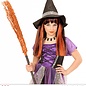 Pk  6 "ORANGE STREAKED WITCH WIG" in polybag