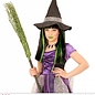 Pk  6 "GREEN STREAKED WITCH WIG" in polybag