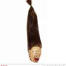 Pk  4 "SEVERED ZOMBIE HEAD WITH BROWN WIG"