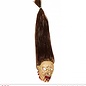Pk  4 "SEVERED ZOMBIE HEAD WITH BROWN WIG"