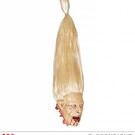 Pk  4 "SEVERED ZOMBIE HEAD WITH BLOND WIG"