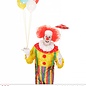 Pk  6 "CLOWN HEADPIECE WITH RED HAIR"