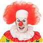 Pk  6 "CLOWN HEADPIECE WITH RED HAIR"