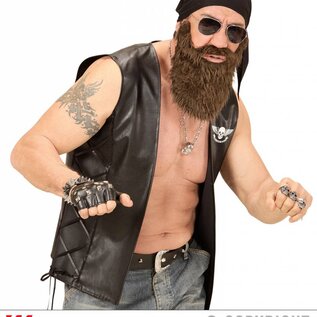 Pk  6 "OUTLAW BIKER" (bandana & beard)