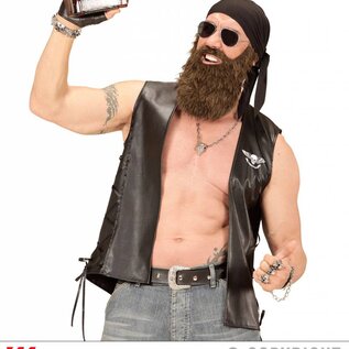 Pk  6 "OUTLAW BIKER" (bandana & beard)