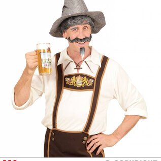 Pk  4  "BAVARIAN WIG WITH MOUSTACHE & GOATEE BEARD" in box