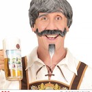 Pk  4  "BAVARIAN WIG WITH MOUSTACHE & GOATEE BEARD" in box