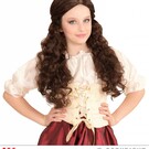 Pk  4 "BROWN MEDIEVAL WENCH WIG" in polybag