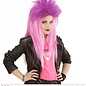 Pk  6 "NEON PINK & GREEN PUNKADELIC WIG" in polybag