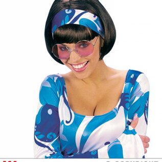 Pk 12 "70s GLASSES WITH PINK LENSES"