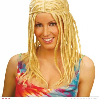 Pk  4 "BLOND DREADLOCKS WIG" in polybag