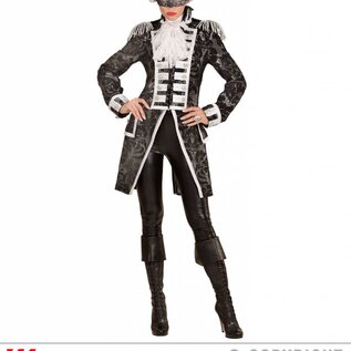 "SILVER JACQUARD PARADE TAILCOAT"