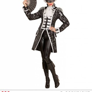 "SILVER JACQUARD PARADE TAILCOAT"