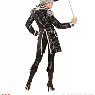 "SILVER JACQUARD PARADE TAILCOAT"