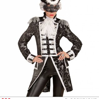 "SILVER JACQUARD PARADE TAILCOAT"