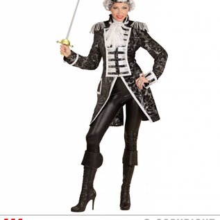 "SILVER JACQUARD PARADE TAILCOAT"