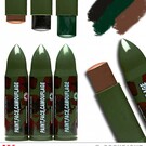 Pk 12 "SET OF 3 CAMOUFLAGE FACE & BODY MAKE-UP BULLETS"