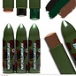 Pk 12 "SET OF 3 CAMOUFLAGE FACE & BODY MAKE-UP BULLETS"