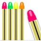 Pk 12 "SET OF 5 NEON MAKE-UP STICKS"