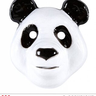 Pk 12 "PVC PANDA MASK" child size