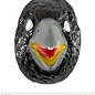 Pk 12 "PVC CROW MASK" child size
