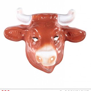 Pk 12 "PVC COW MASK" child size