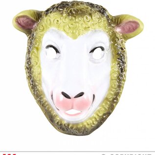 Pk 12 "PVC SHEEP MASK" child size