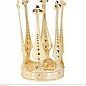Pk 12 "GOLD ALLUMINIUM MINI CROWN"