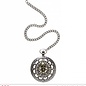 Pk  6 "DELUXE SKULL & CROSS BONES POCKET WATCH WITH CHAIN"