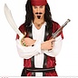 Pk 12 "PIRATE CAPTAIN SKULL & CROSS SWORDS NECKLACE WITH PIRATE FLAG"