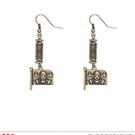 Pk 12 Pair of "PIRATE FLAG EARRINGS"