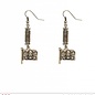 Pk 12 Pair of "PIRATE FLAG EARRINGS"