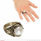 Pk 12 "GOLD RING WITH PEARL"