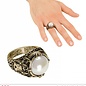 Pk 12 "GOLD RING WITH PEARL"