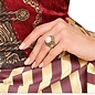 Pk 12 "GOLD RING WITH PEARL"
