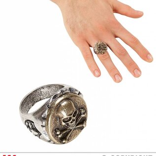 Pk 12 "SKULL & CROSS BONES RING"