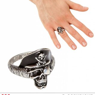 Pk 12 "PIRATE CAPTAIN SKULL RING"
