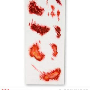 Pk 24 Set of 6 "ROAD RASH TATTOOS"